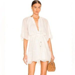 Revolve White Tier Mini Dress - Fully Lined